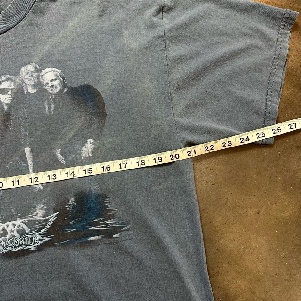 Vintage 2001 Aerosmith Just Push Play Band T- Shirt View 4